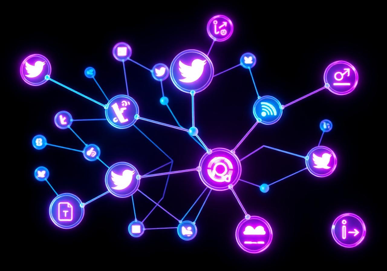 Conexões neurais entre redes sociais